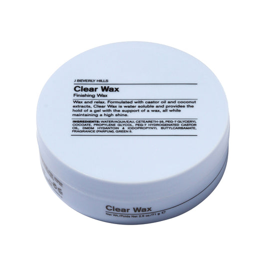 J Beverly Hills Clear Wax Finishing Wax 2.5oz
